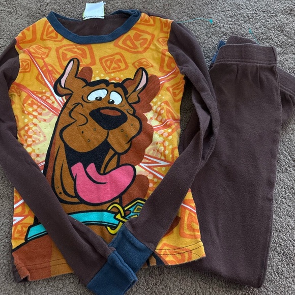 Scooby-Doo! Other - Scooby-Doo Kids Pajama Set - Cozy Brown and Vibrant Orange